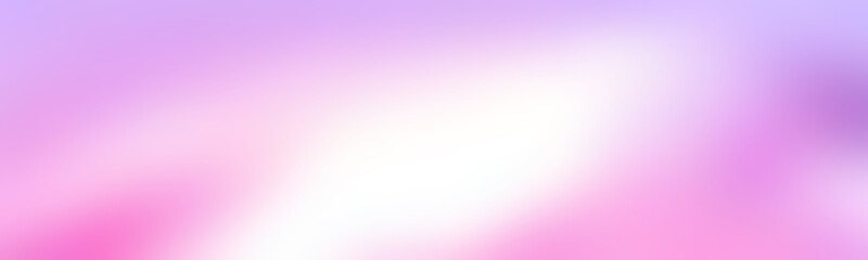 Wide fairytale defocused illustration very light purple. Clean, simple copy space lavender pink. Background, abstract image, used in colorful gradient design.