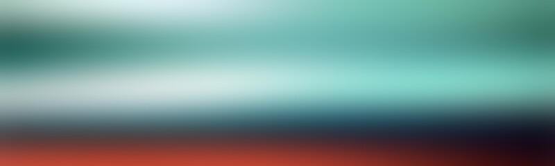 Wide monochromatic blurred background pastel turquoise. Product display very light greenish blue. Shining colorful illustration in blur style.