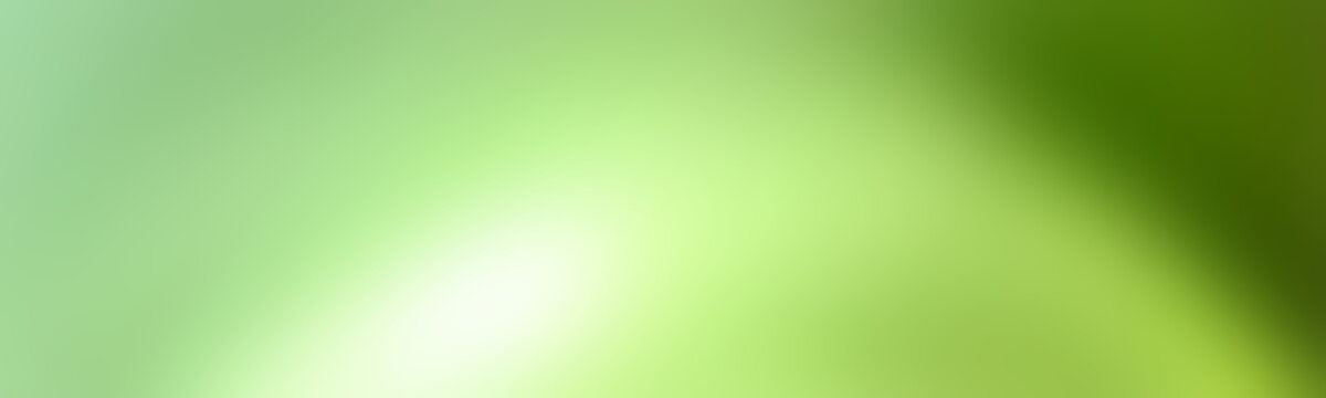 Wide colorful gradient very light green. Abstract blurred gradient background deep yellow green. Computer screen wallpaper.