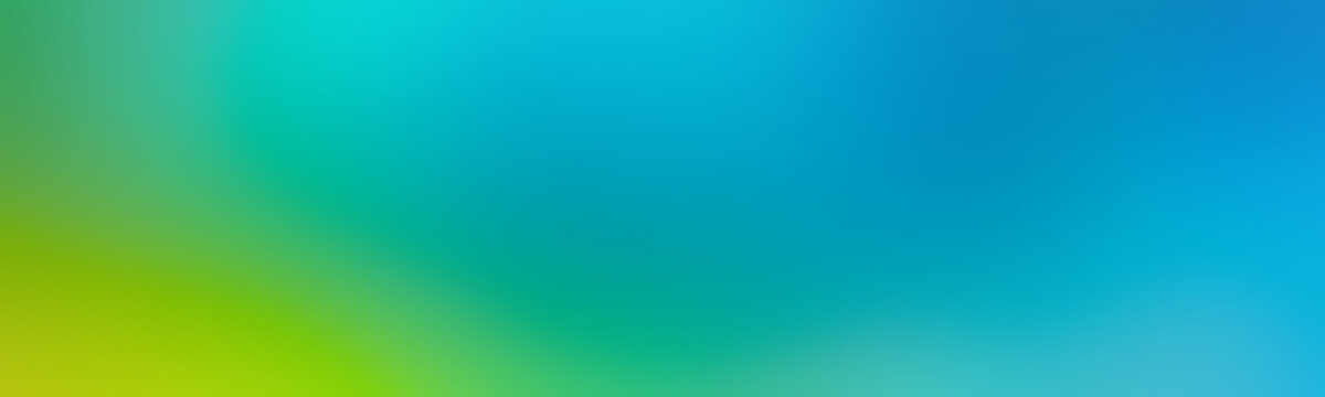 Wide common colorific theme blue water. Gradient amulet, abstract blurred background smooth transition light azure blue. Blurred template.