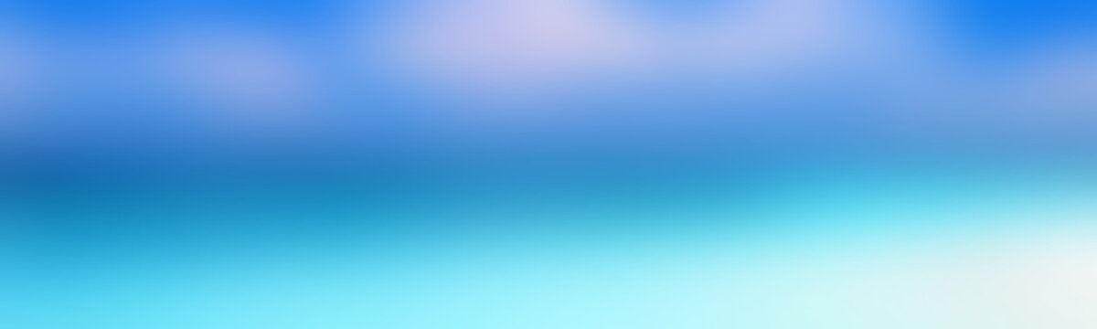 Wide smooth glowing clear unfocused dreamy wallpaper light blue. Spectral blurred illustration blue gray. Abstract colorful smooth blurred background for design.