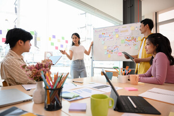 Asian business people meeting workshop in the office, Brainstorming
