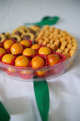 Delicious cheese-flavored pastries that are presented attractively