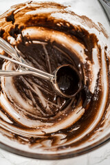 Fototapeta premium Chocolate peppermint cupcakes