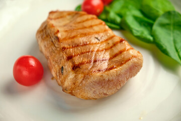 Fototapeta na wymiar sliced beef steak