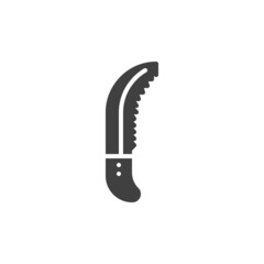 Pruning saw vector icon