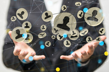 internet net and data digital concept