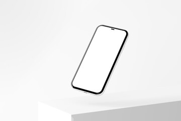 Mobile mockup on white color background
