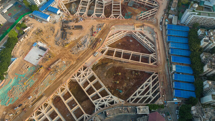 Aerial view of landscape in shenzhen, China