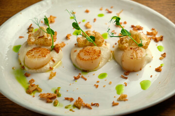 Cutlets of white fish
