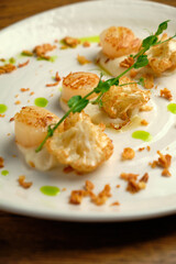 Cutlets of white fish