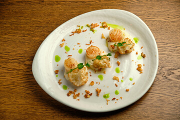 Cutlets of white fish