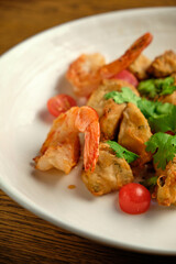 Fried Organic Coconut Shrimp