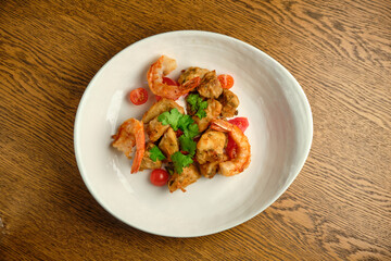 Fried Organic Coconut Shrimp
