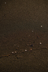 Ureki, Georgia, black sand on the beach