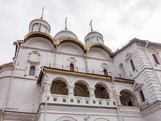 Moscow, april 19, 2022. The Arkhangelsk cathedral in the territory of the Moscow Kremlin