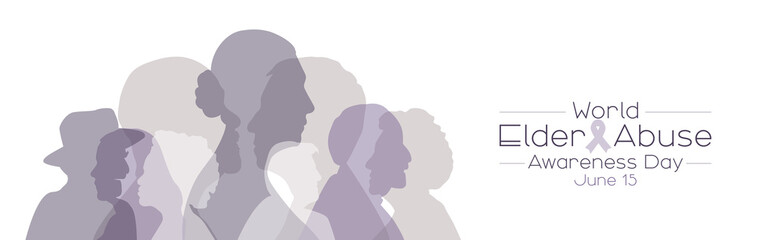 World Elder Abuse Awareness Day banner.