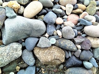 stones on the beach