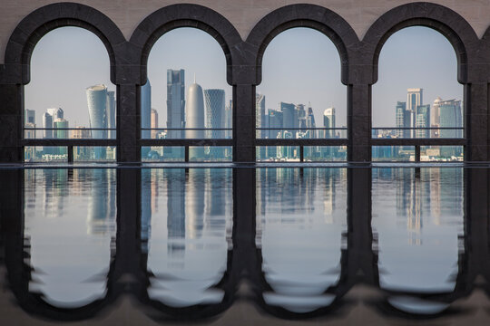 Doha,Qatar, February 7,2020:  Museum of Islamic art in Doha,Qatar.