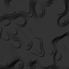 Abstract vector background, cut out circles rounded shapes.