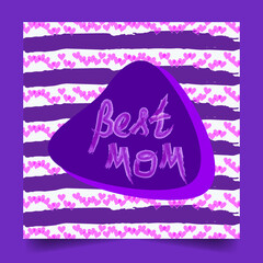 Mothers day social media post template vector