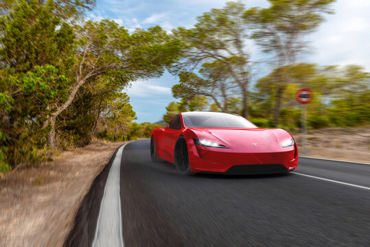 Tesla Roadster 2023 Electric Us Supercar Acceleration