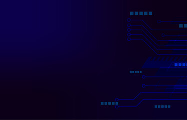 Circuit connecting dots and lines.abstract background.molecules technology with geometric shapes,connection big data visualization,futuristic Illustration Vector design