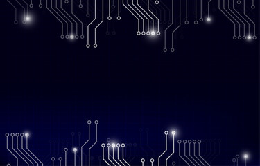 circuit connecting dots and lines.abstract background.molecules technology with polygonal shapes,  Connection structure. Big data visualization,futuristic Illustration Vector design