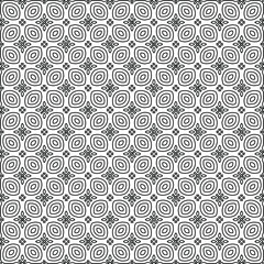 Vector monochrome pattern, Abstract texture for fabric print, card, table cloth, furniture, banner, cover, invitation, decoration, wrapping.Repeating geometric tiles with stripe elements.
