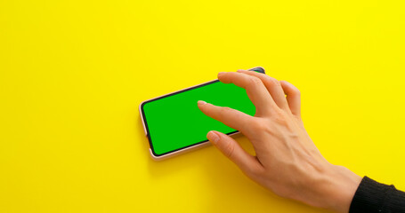 Green screen chroma key phone