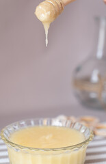 bowl with honey