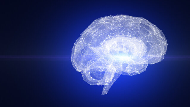 Human brain scan technology concept	