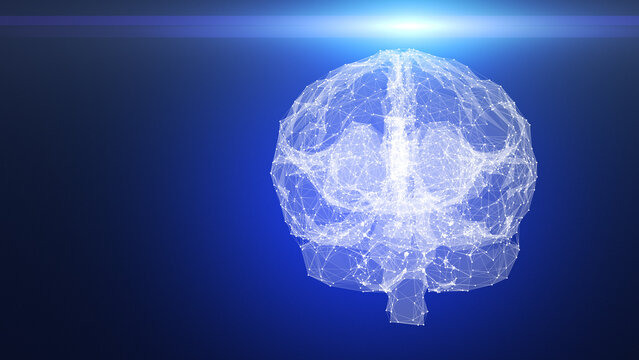Human brain scan technology concept	