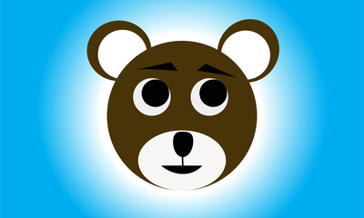 Fototapeta premium teddy face