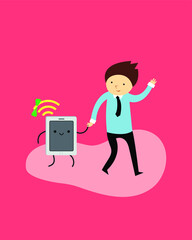 be friends with new technologies, keep up with the times, iPad 