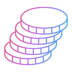 Money Stack Icon Design