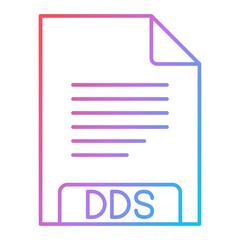 DDS File Format Icon Design