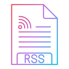 RSS File Format Icon Design
