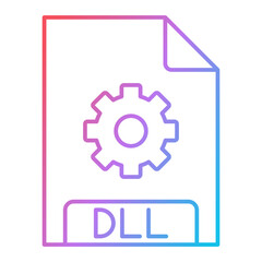 DLL File Format Icon Design