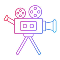 Video Camera Icon Design