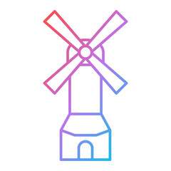 Windmill Icon Design