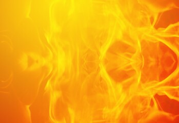 hot fire of abstract background