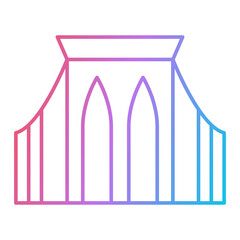 Brooklyn Bridge Icon Design