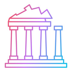 Apollo Temple Icon Design