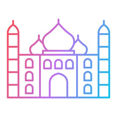 Taj Mahal Icon Design