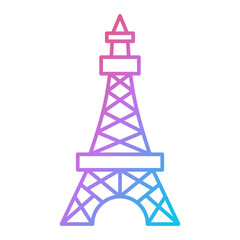 Tokyo Tower Icon Design