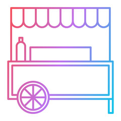 Food Stand Icon Design