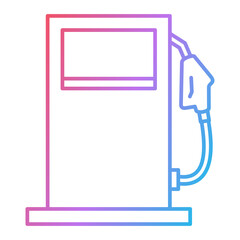 Petrol Station Icon Design