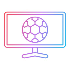 Obraz premium Football Match Icon Design