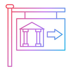 Signboard Icon Design